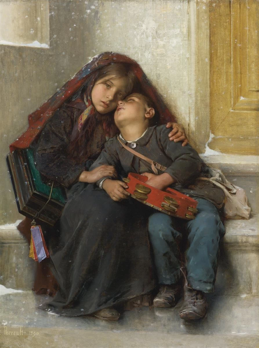 Fuori al freddo, 1890